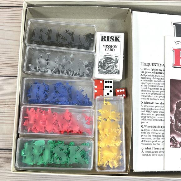 VTG Risk Board Game 1993 by Parker Brothers World Conquest Game - 98% Complete - Picture 3 of 16